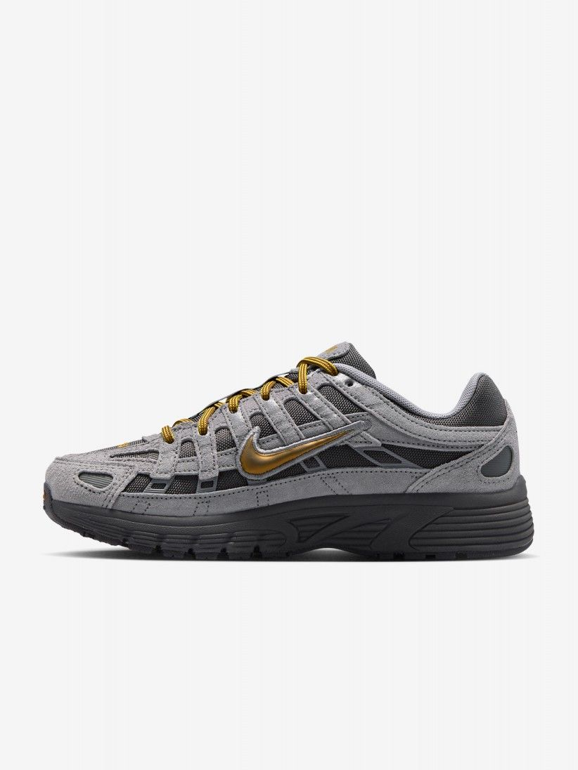 Zapatillas Nike P-6000 Premium Grises y Doradas J�nior