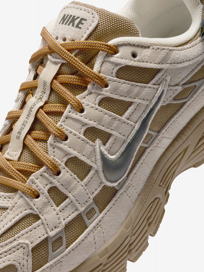 Zapatillas Nike P-6000 Premium Caqui y Grises Júnior Zapatillas Nike P-6000 Premium Caqui y Grises Júnior