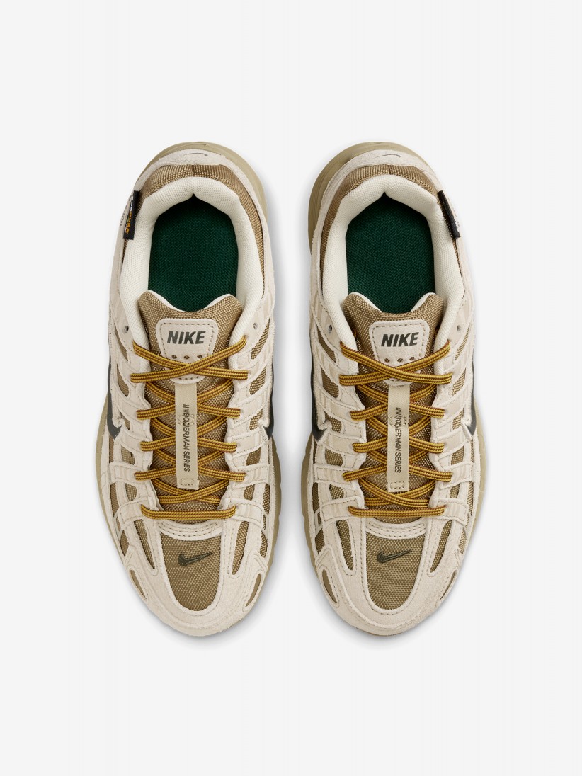 Zapatillas Nike P-6000 Premium Caqui y Grises Júnior Zapatillas Nike P-6000 Premium Caqui y Grises Júnior