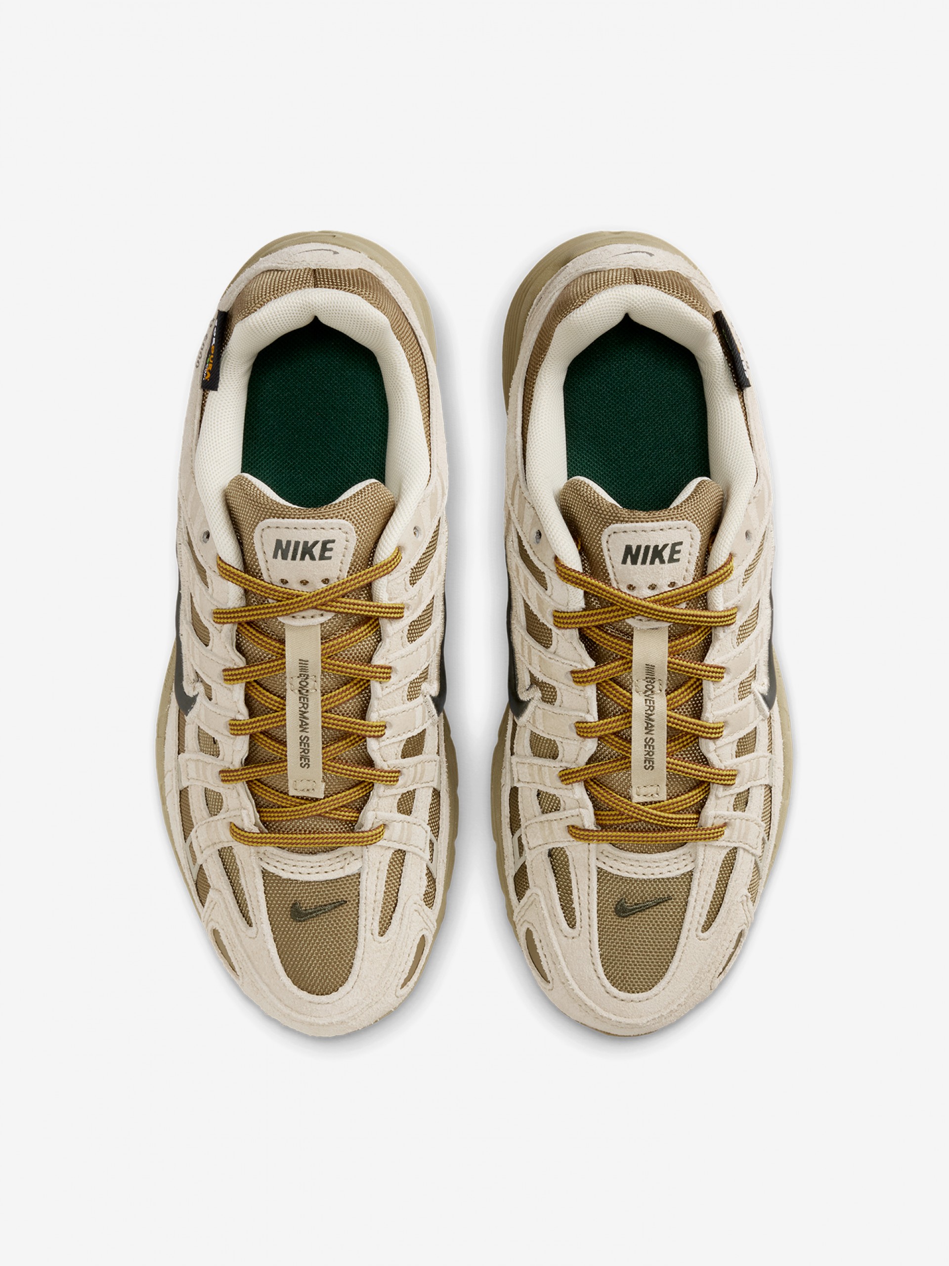 Zapatillas Nike P-6000 Premium Caqui y Grises Júnior