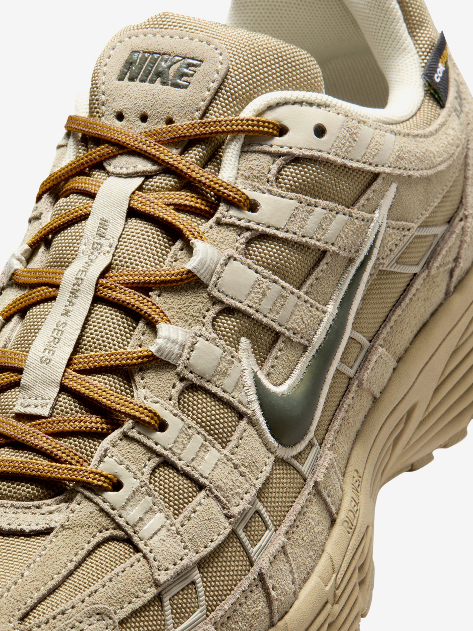 Zapatillas Nike P-6000 Premium Caqui y Grises Para Hombre