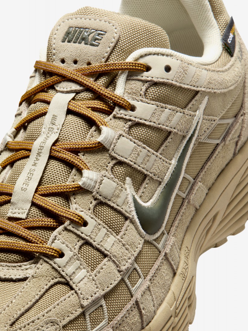 Zapatillas Nike P-6000 Premium Caqui y Grises Para Hombre