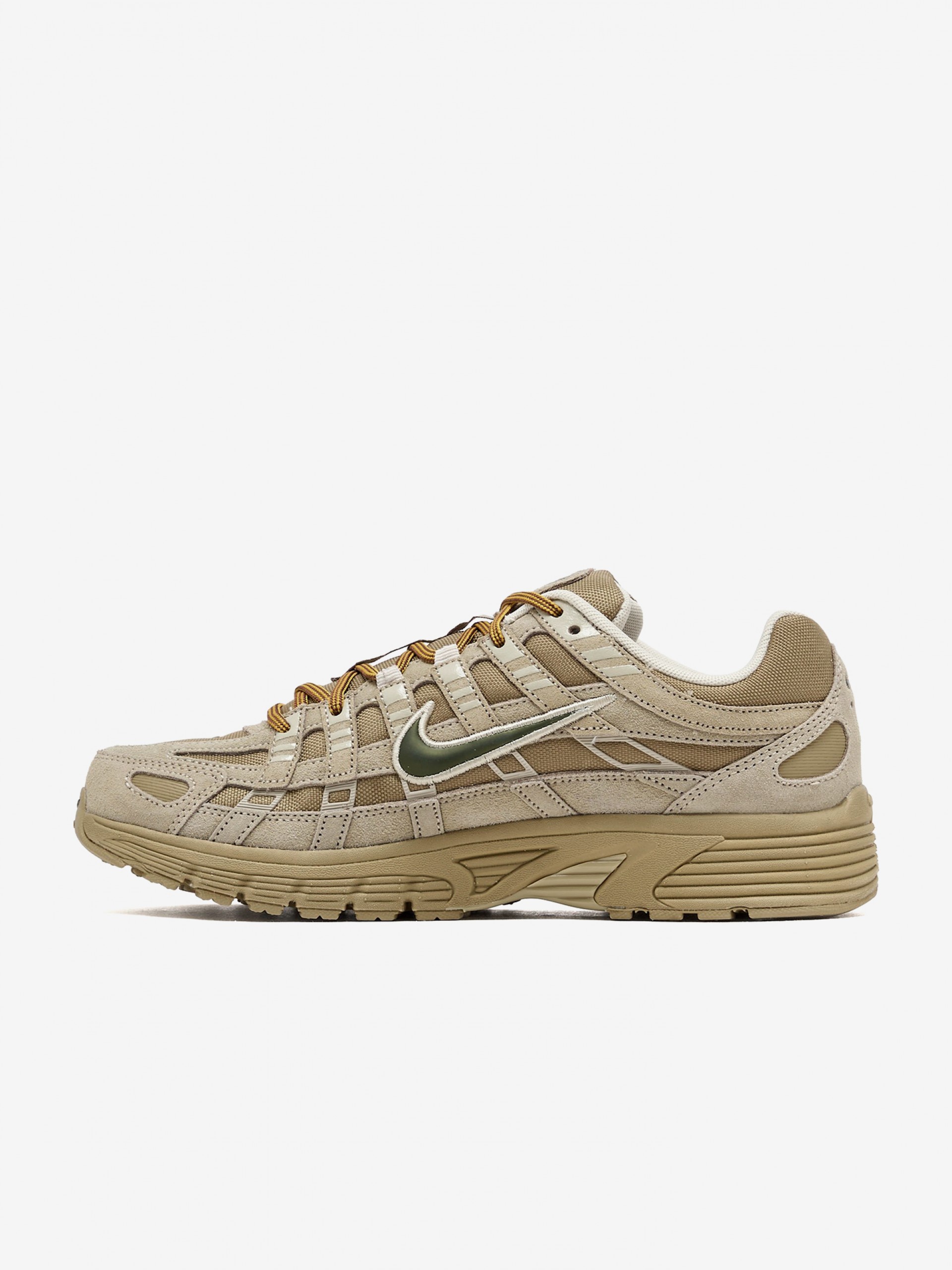 Zapatillas Nike P-6000 Premium Caqui y Grises Para Hombre