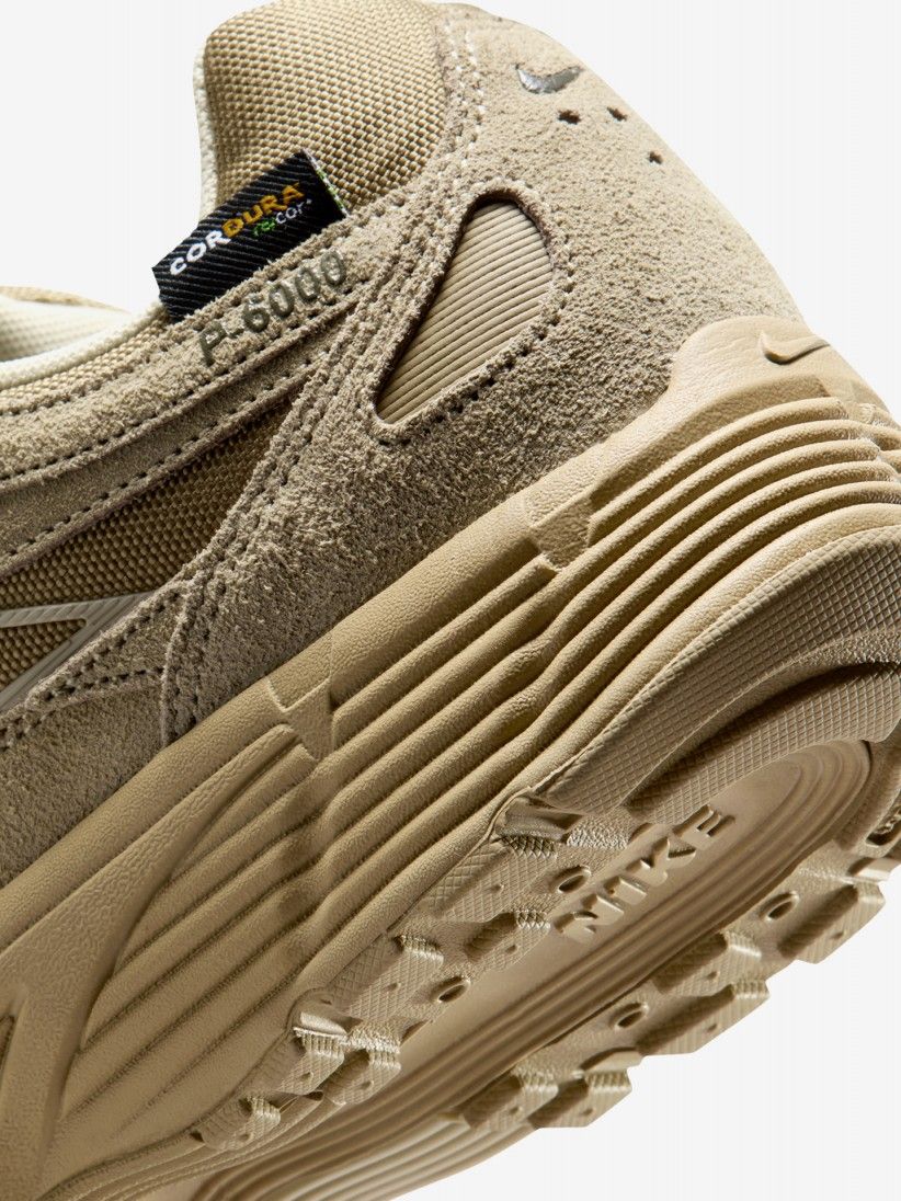 Zapatillas Nike P-6000 Premium Caqui y Grises Para Hombre