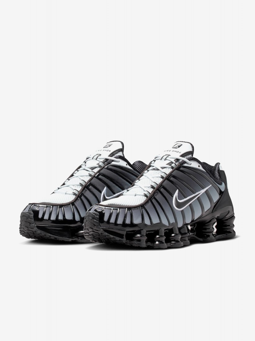 Zapatillas Nike Shox TL Negras y Blancas Para Hombre