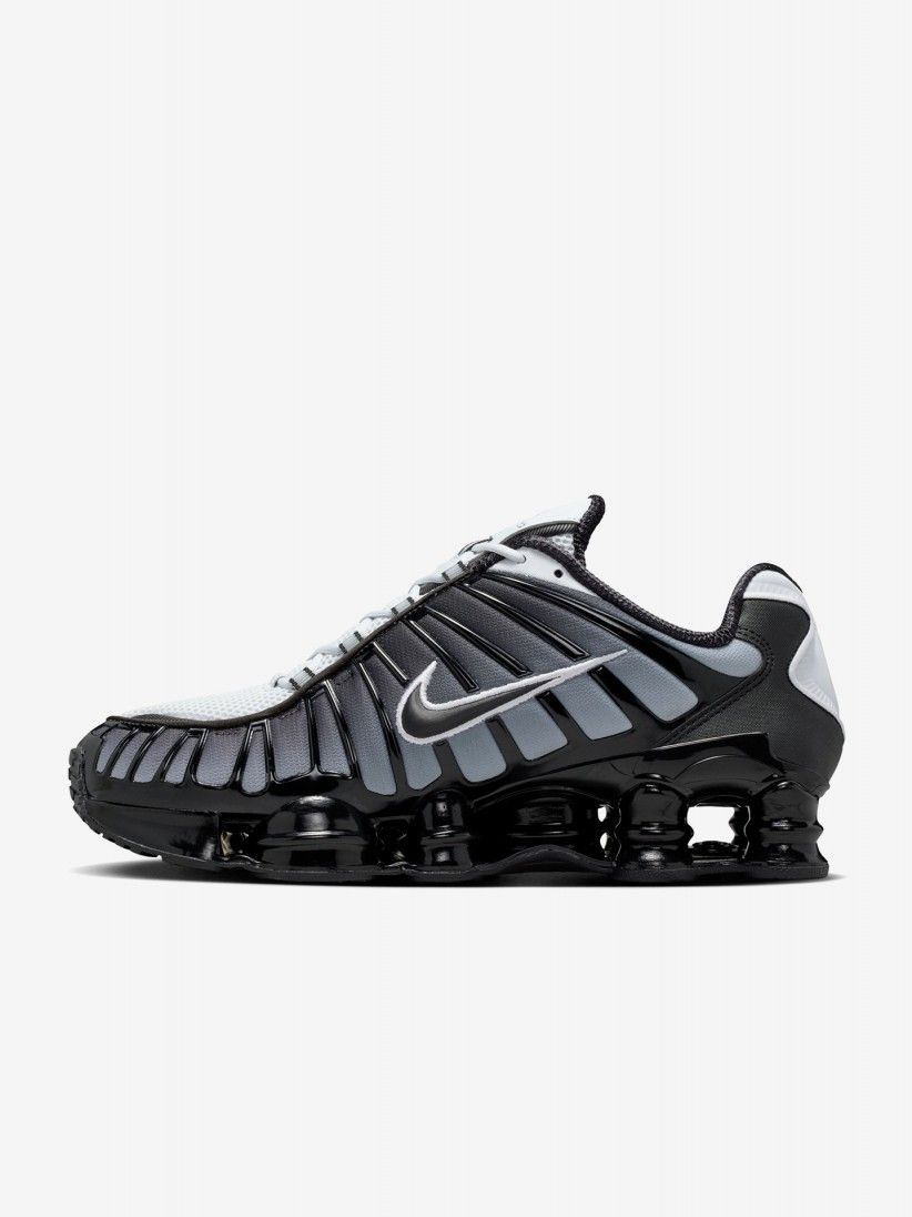 Zapatillas Nike Shox TL Negras y Blancas Para Hombre