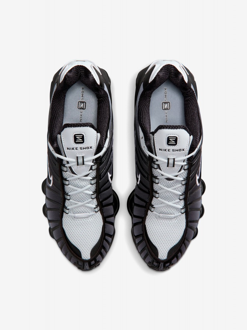 Zapatillas Nike Shox TL Negras y Blancas Para Hombre