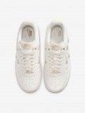 Nike Air Force 1 07 LX Beige and Golden Sneakers For Women Nike Air Force 1 07 LX Beige and Golden Sneakers For Women