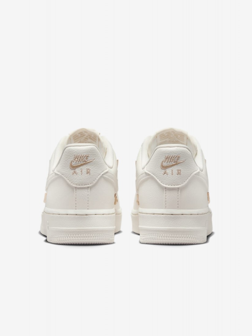 Nike Air Force 1 07 LX Beige and Golden Sneakers For Women Nike Air Force 1 07 LX Beige and Golden Sneakers For Women