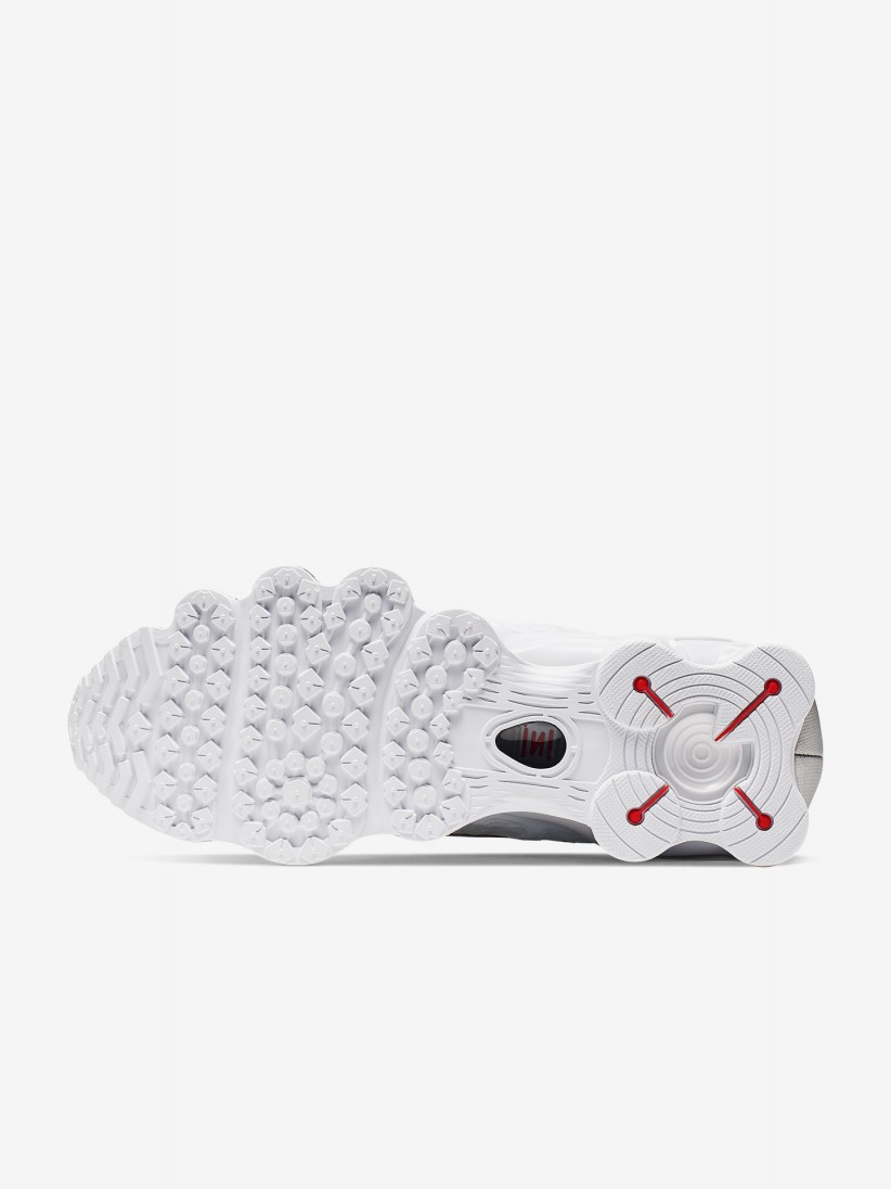 Zapatillas Nike Shox TL Blancas y Plateadas Para Hombre