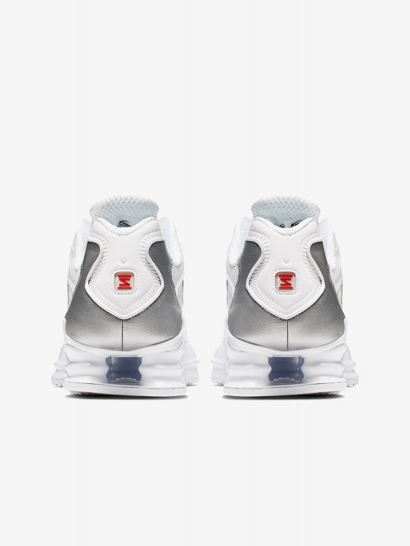 Zapatillas Nike Shox TL Blancas y Plateadas Para Hombre