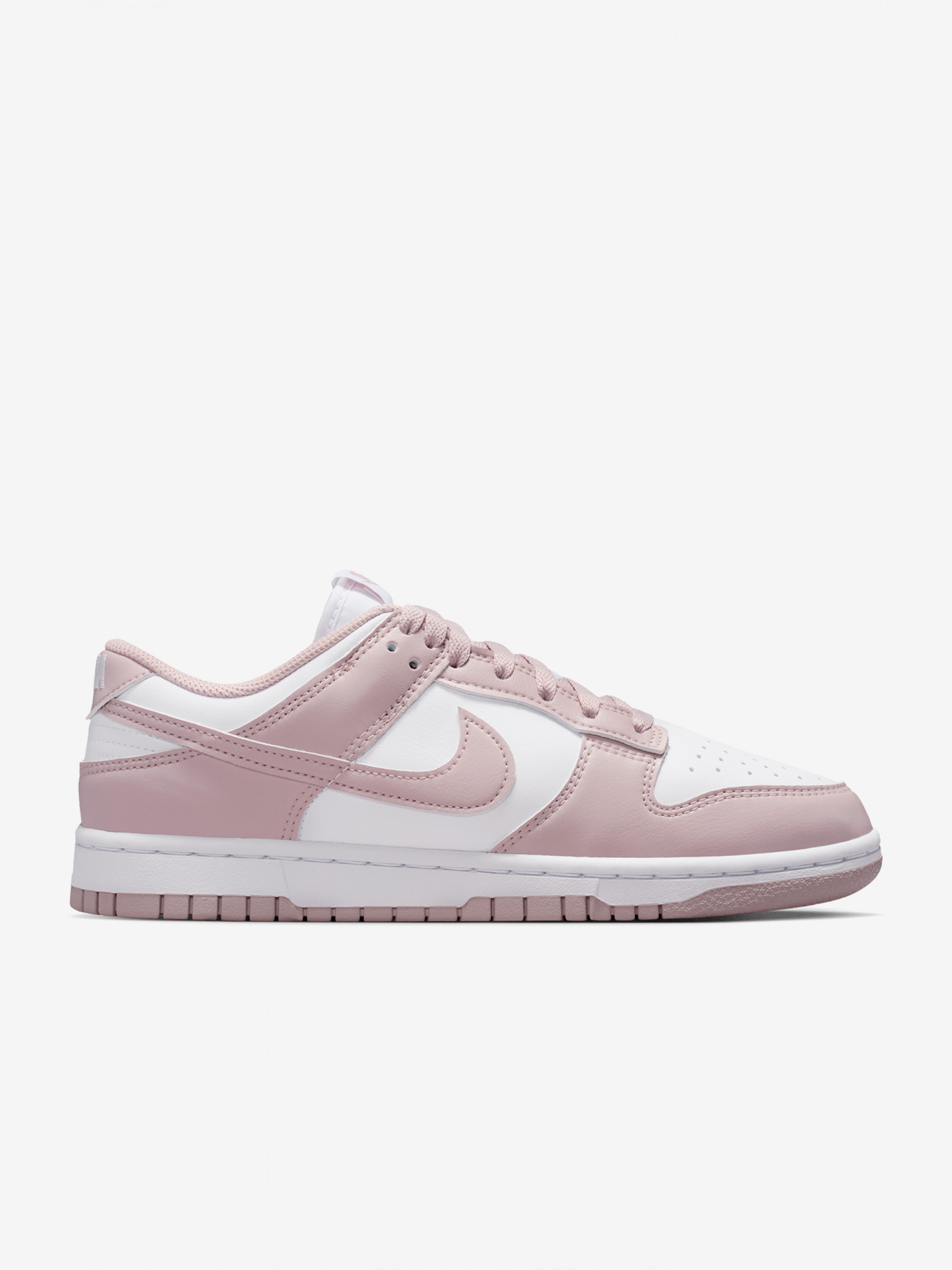 Sapatilhas Nike Dunk Low Rosa e Brancas Para Mulher