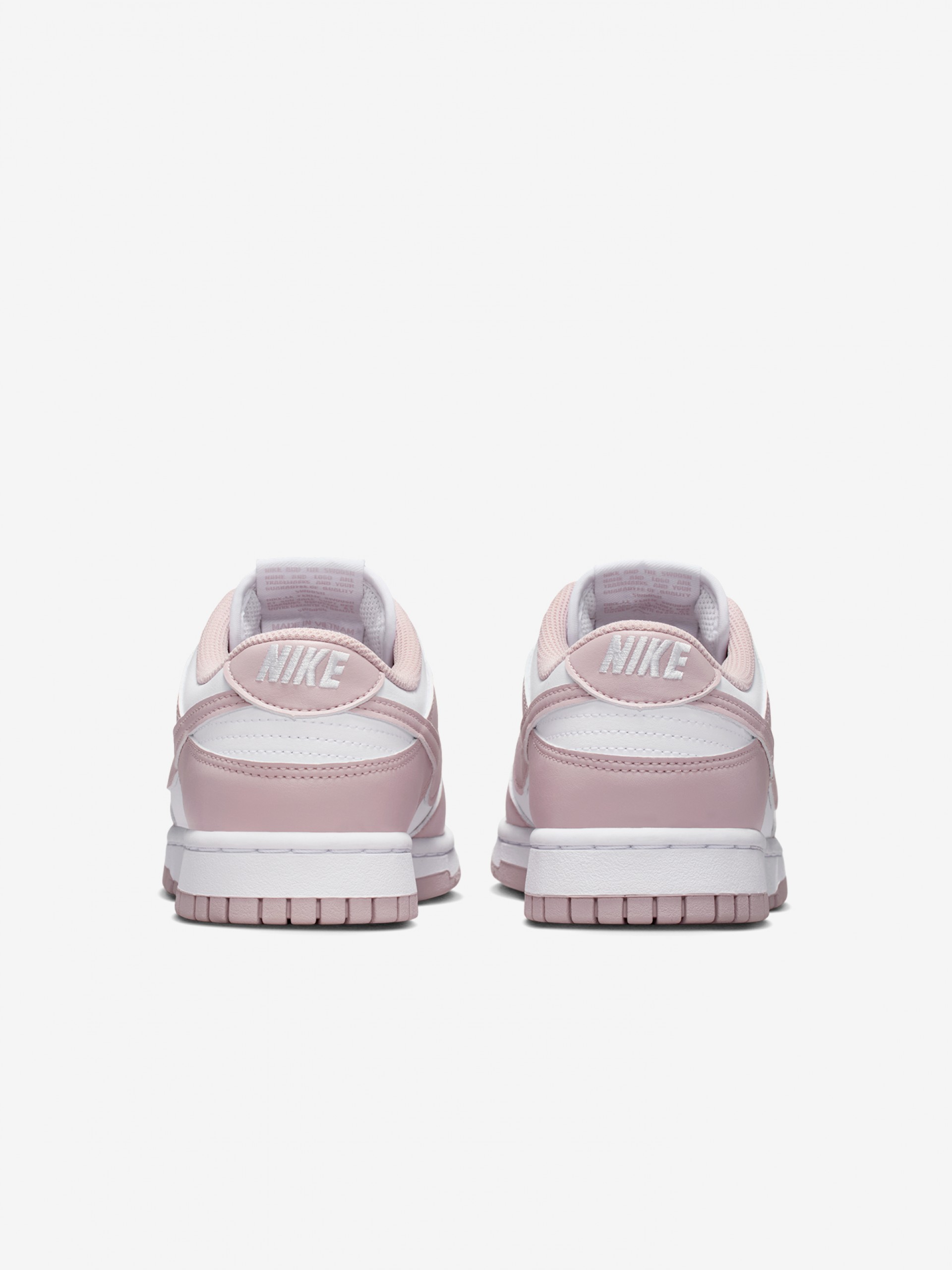 Sapatilhas Nike Dunk Low Rosa e Brancas Para Mulher