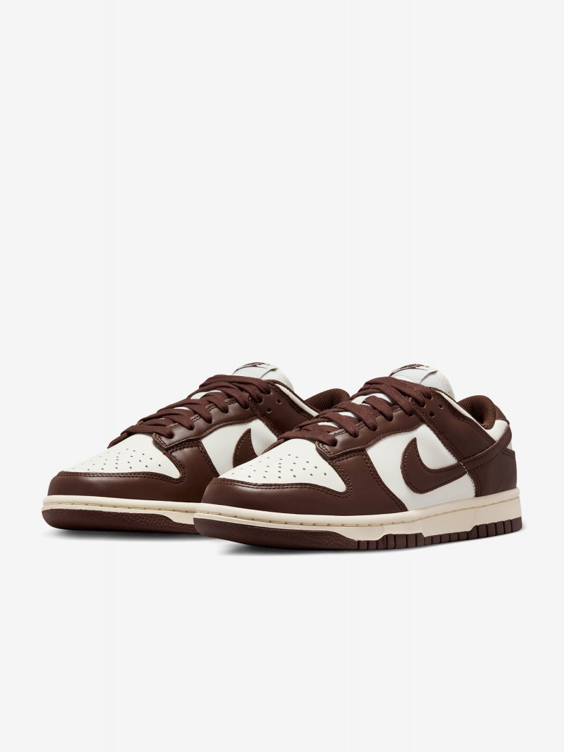 Zapatillas Nike Dunk Low Marrones y Blancas Para Mujer Zapatillas Nike Dunk Low Marrones y Blancas Para Mujer