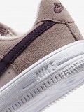 Sapatilhas Nike Force 1 Low Lace Essential+ Rosa e Castanhas Em Pele e Camur�a Para Crian�a