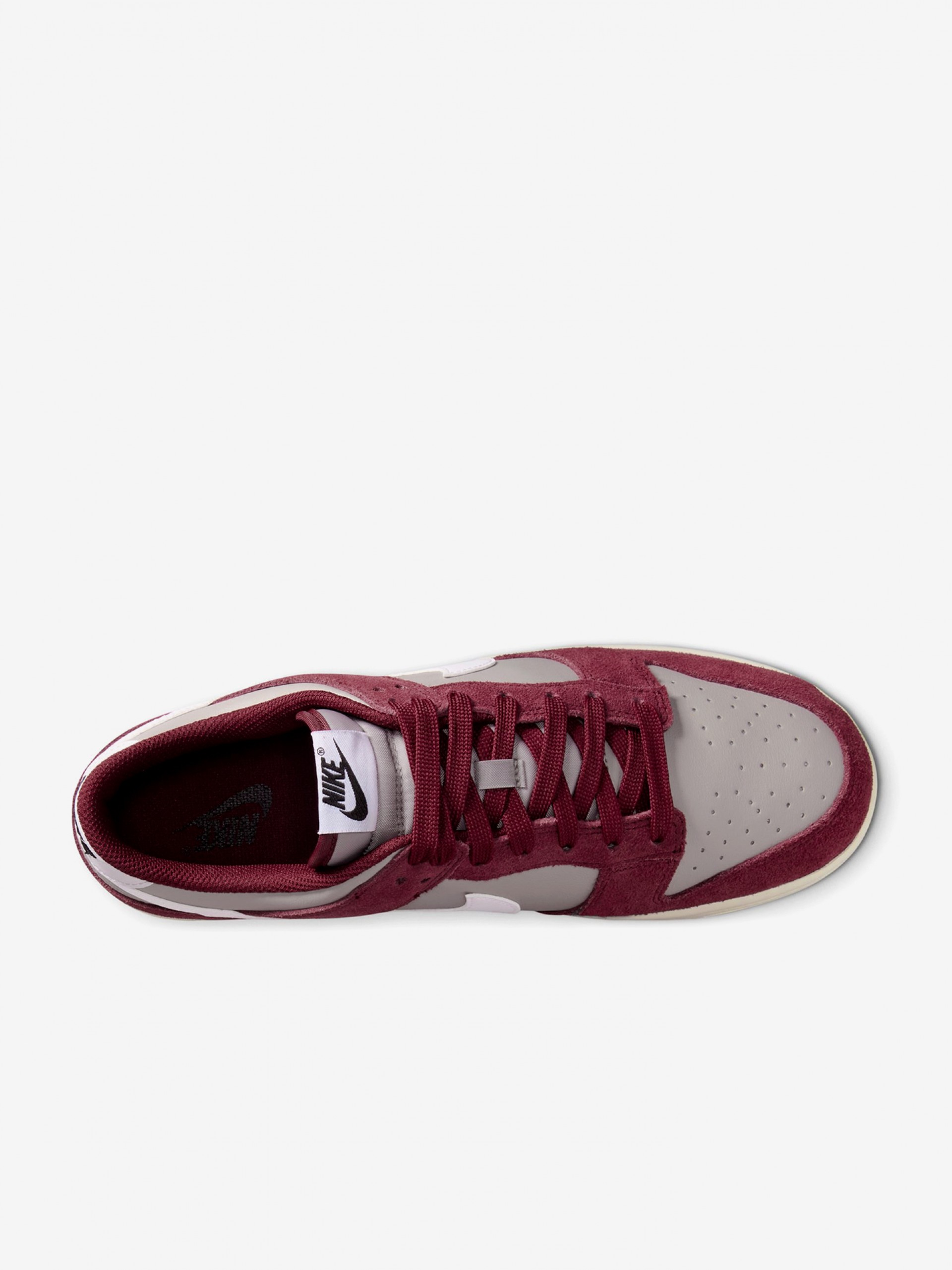 Zapatillas Nike Dunk Low Retro SE Burdeos y Grises Para Hombre