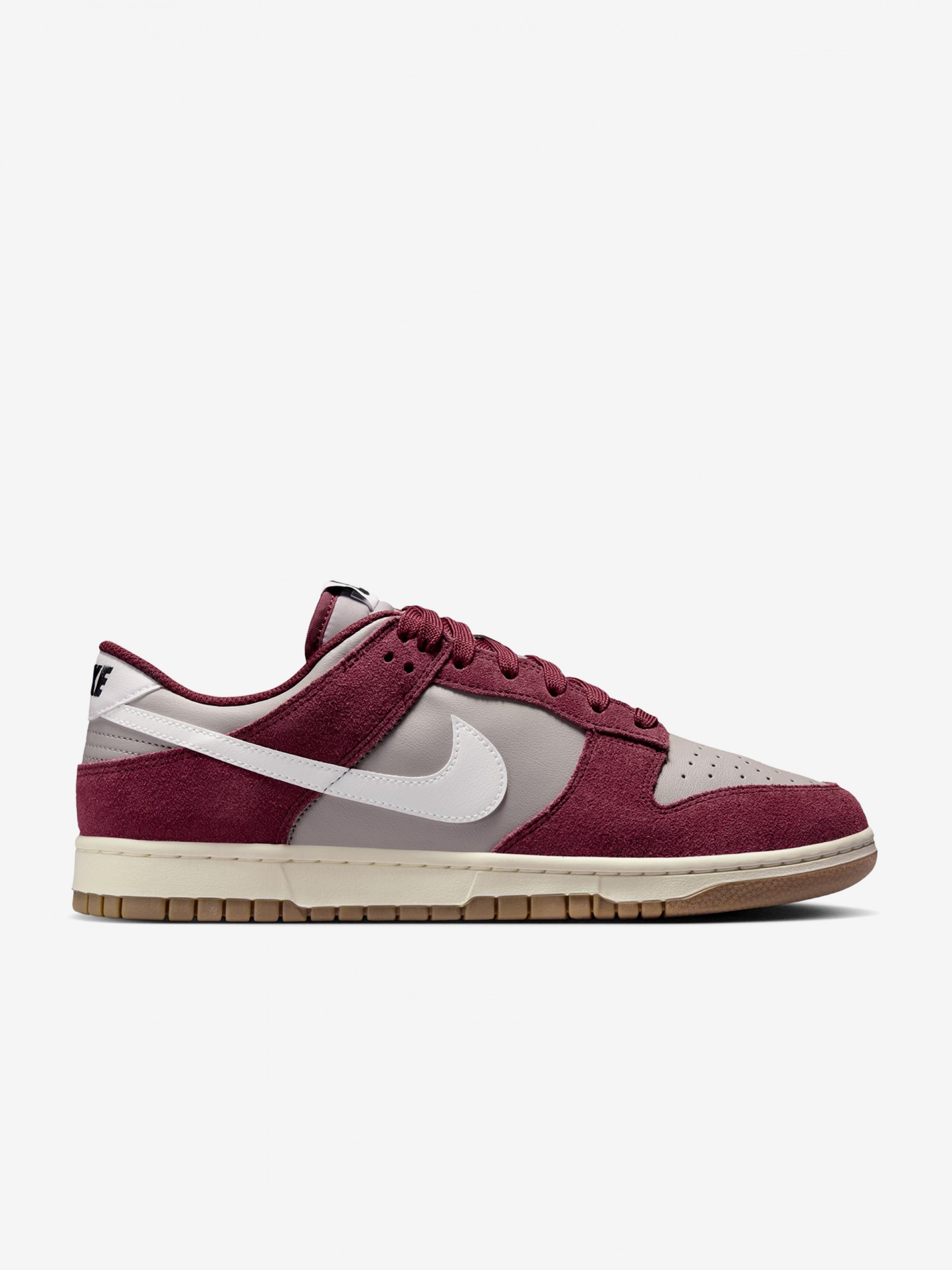 Sapatilhas Nike Dunk Low Retro SE Bordeaux e Cinzentas Para Homem