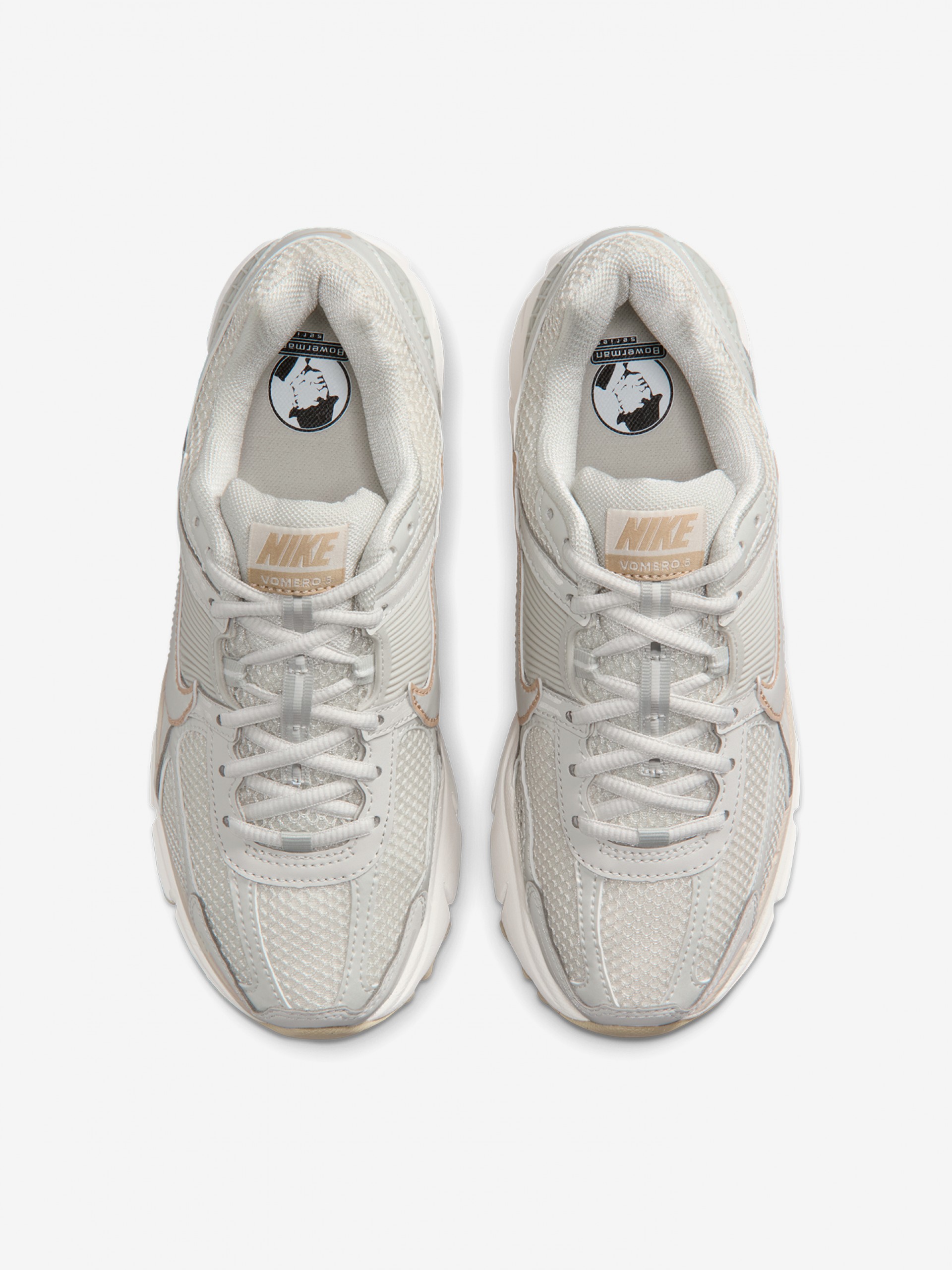 Sapatilhas Nike Zoom Vomero 5 Cinzentas e Bege Para Mulher