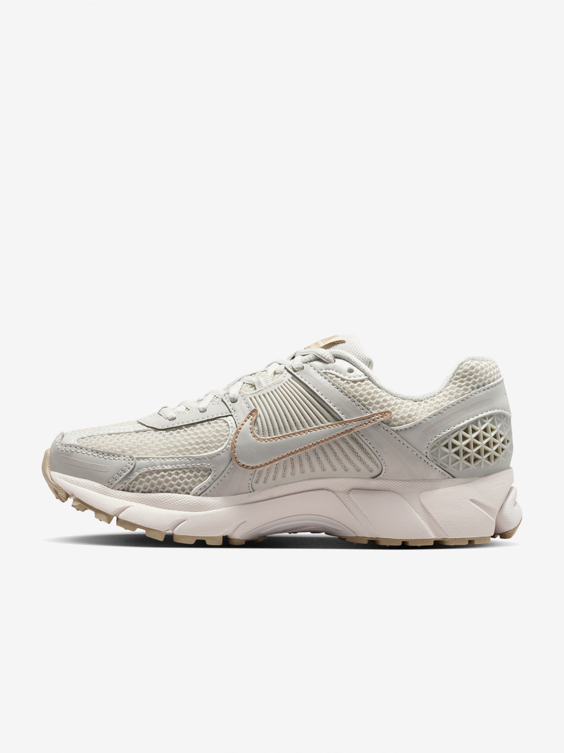 Zapatillas Nike Zoom Vomero 5 Grises y Beige Para Mujer