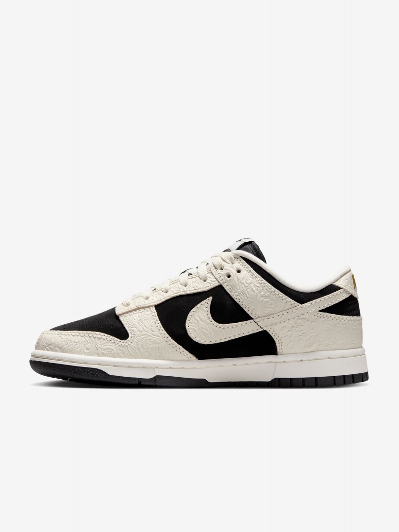 Zapatillas Nike Dunk Low Negras y Beige Para Mujer
