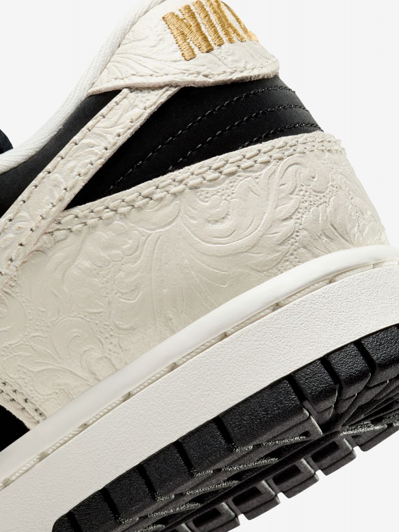 Zapatillas Nike Dunk Low Negras y Beige Para Mujer