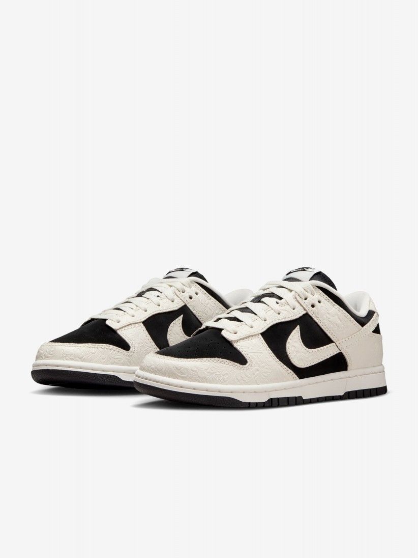 Zapatillas Nike Dunk Low Negras y Beige Para Mujer