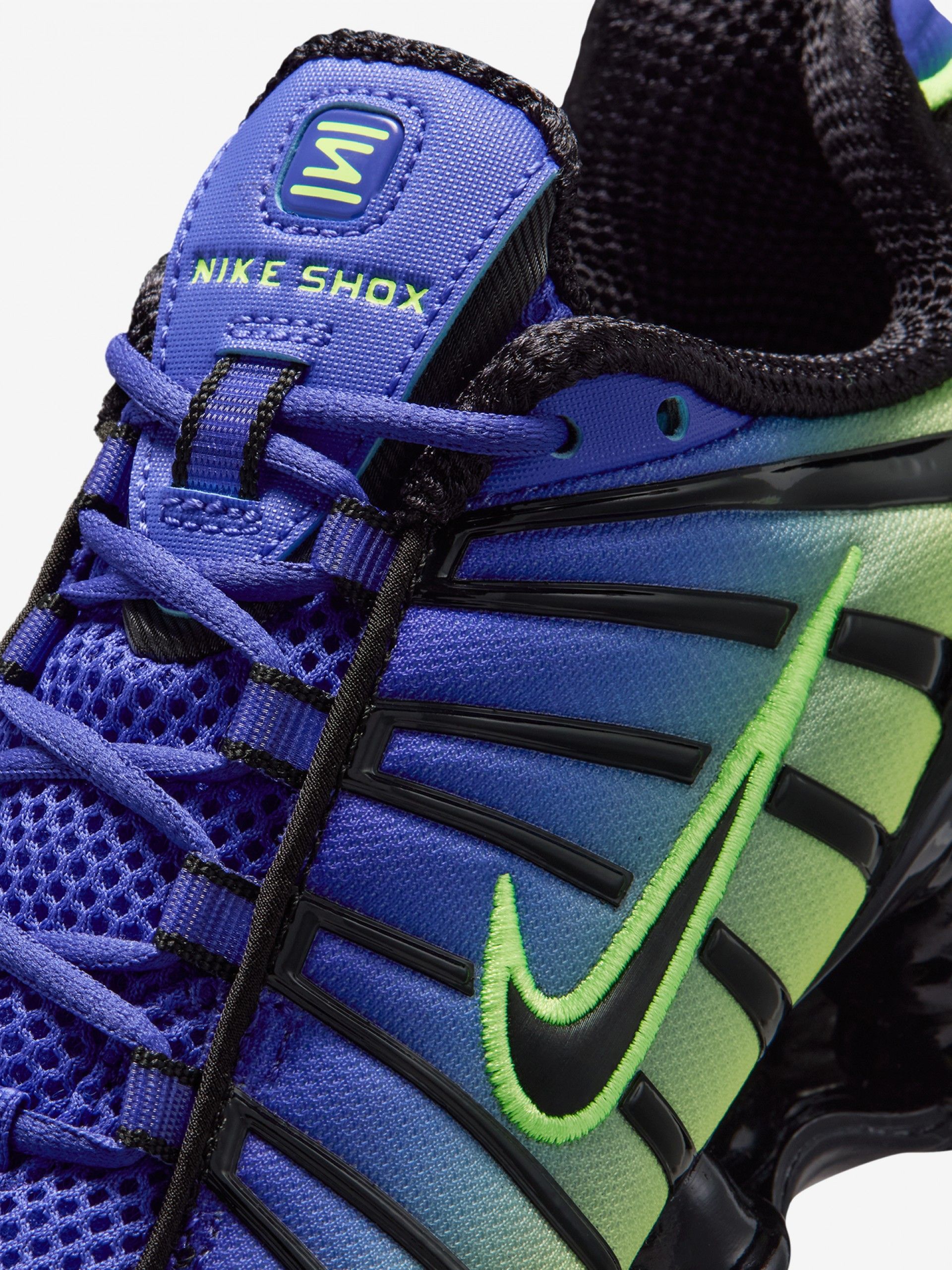 Zapatillas Nike Shox TL Azules y Verdes Júnior