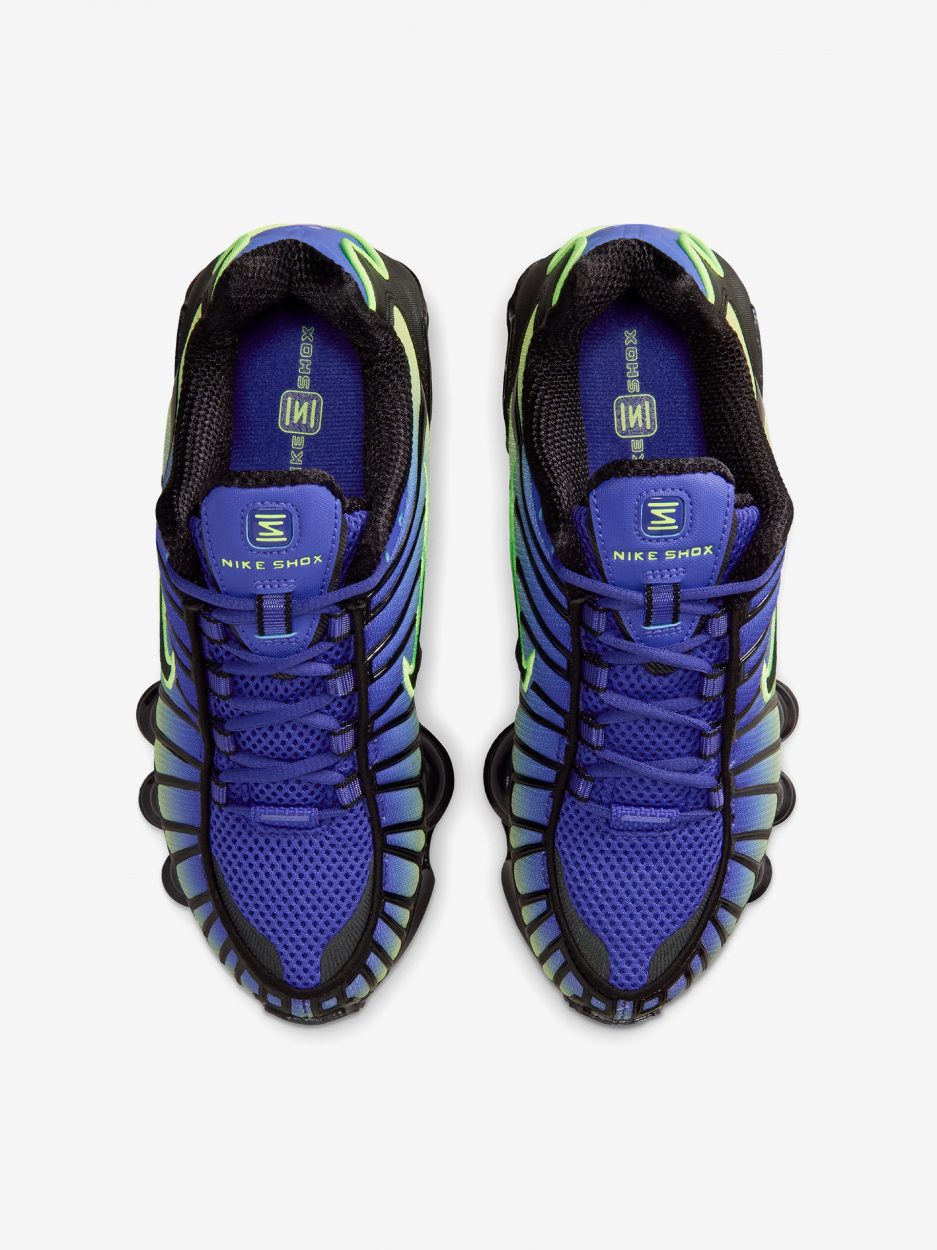 Zapatillas Nike Shox TL Azules y Verdes Júnior