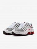 Zapatillas Nike Shox NZ Grises y Rojas Para Hombre