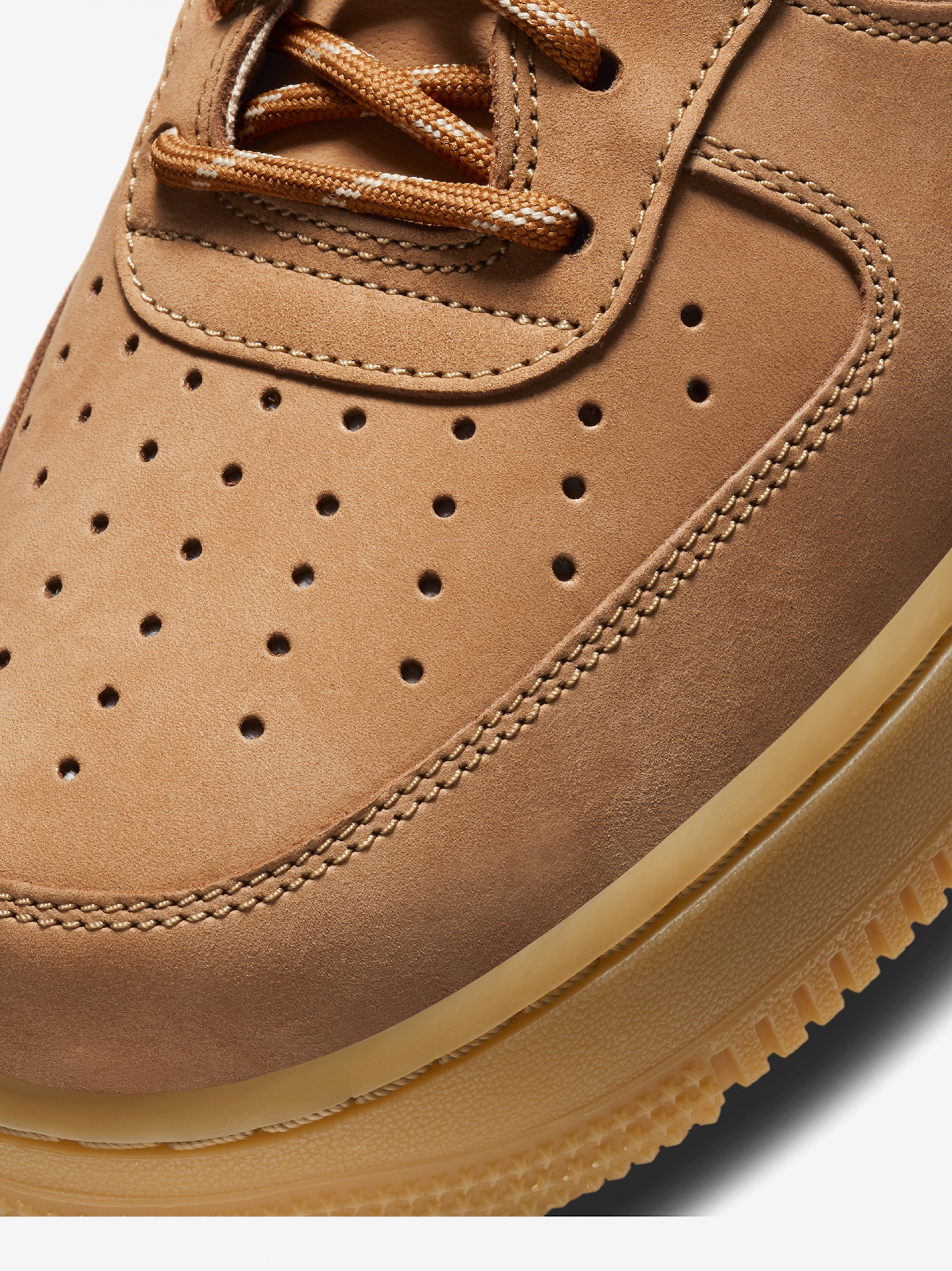 Nike Air Force 1 07 WB Camel Sneakers For Men