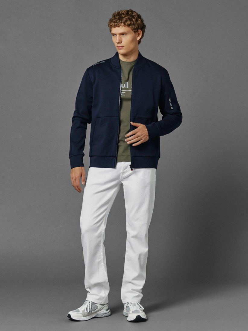 Pepe Jeans Red Bull Racing Utility Bomber Sweat Jacket