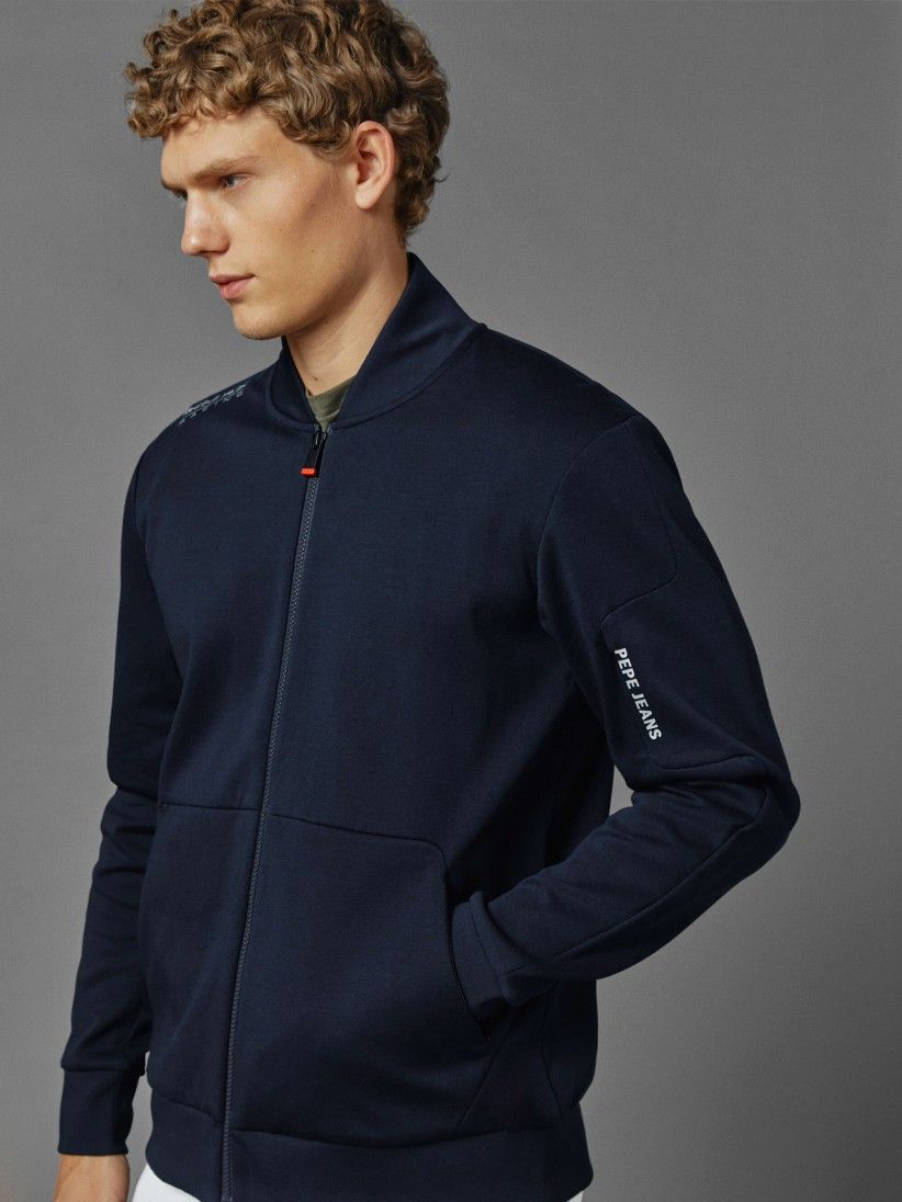 Pepe Jeans Red Bull Racing Utility Bomber Sweat Jacket