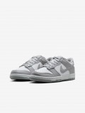 Nike Dunk Low Grey and White Junior Sneakers