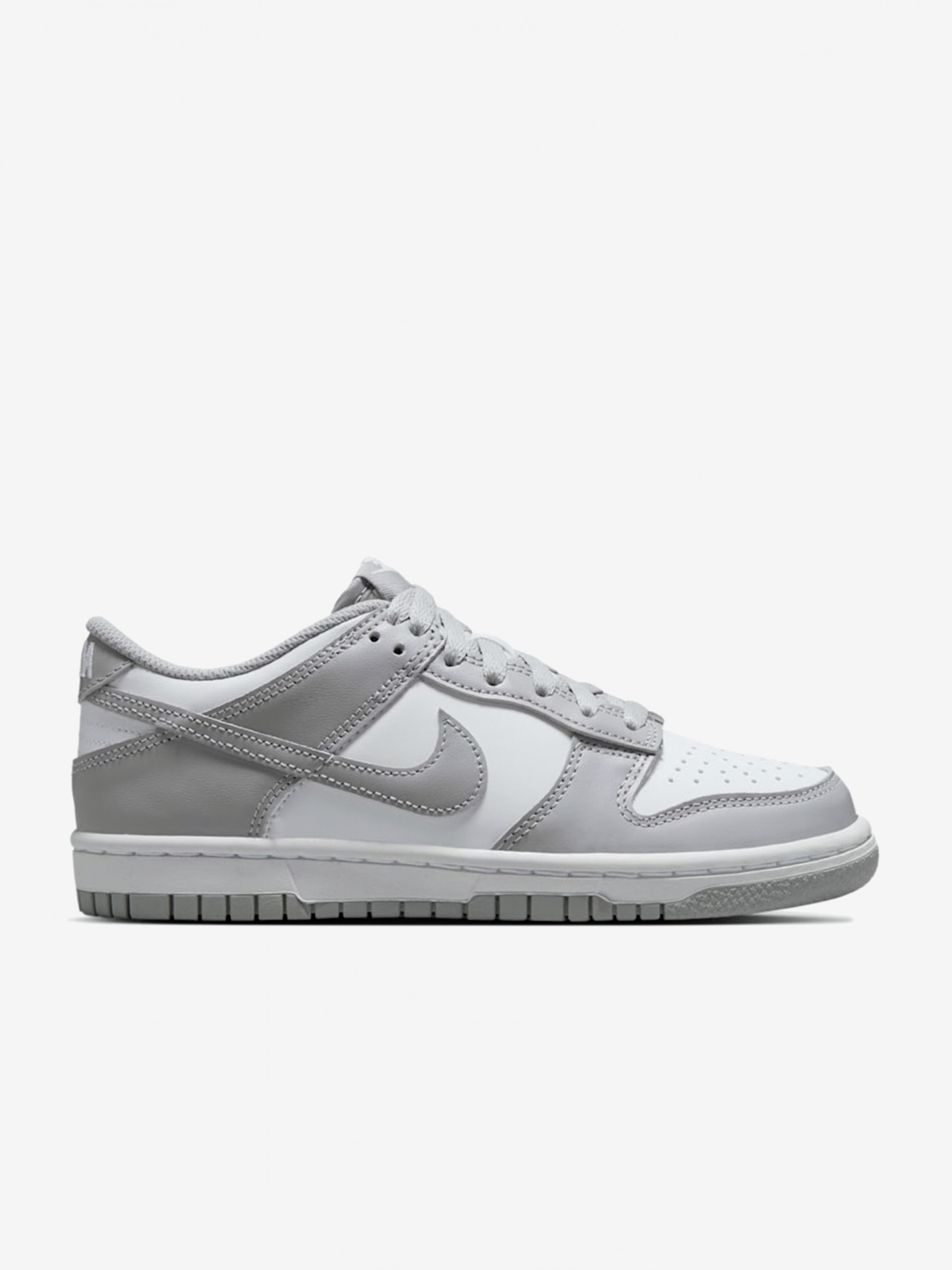 Sapatilhas Nike Dunk Low Cinzentas e Brancas Júnior