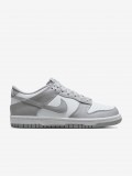 Nike Dunk Low Grey and White Junior Sneakers