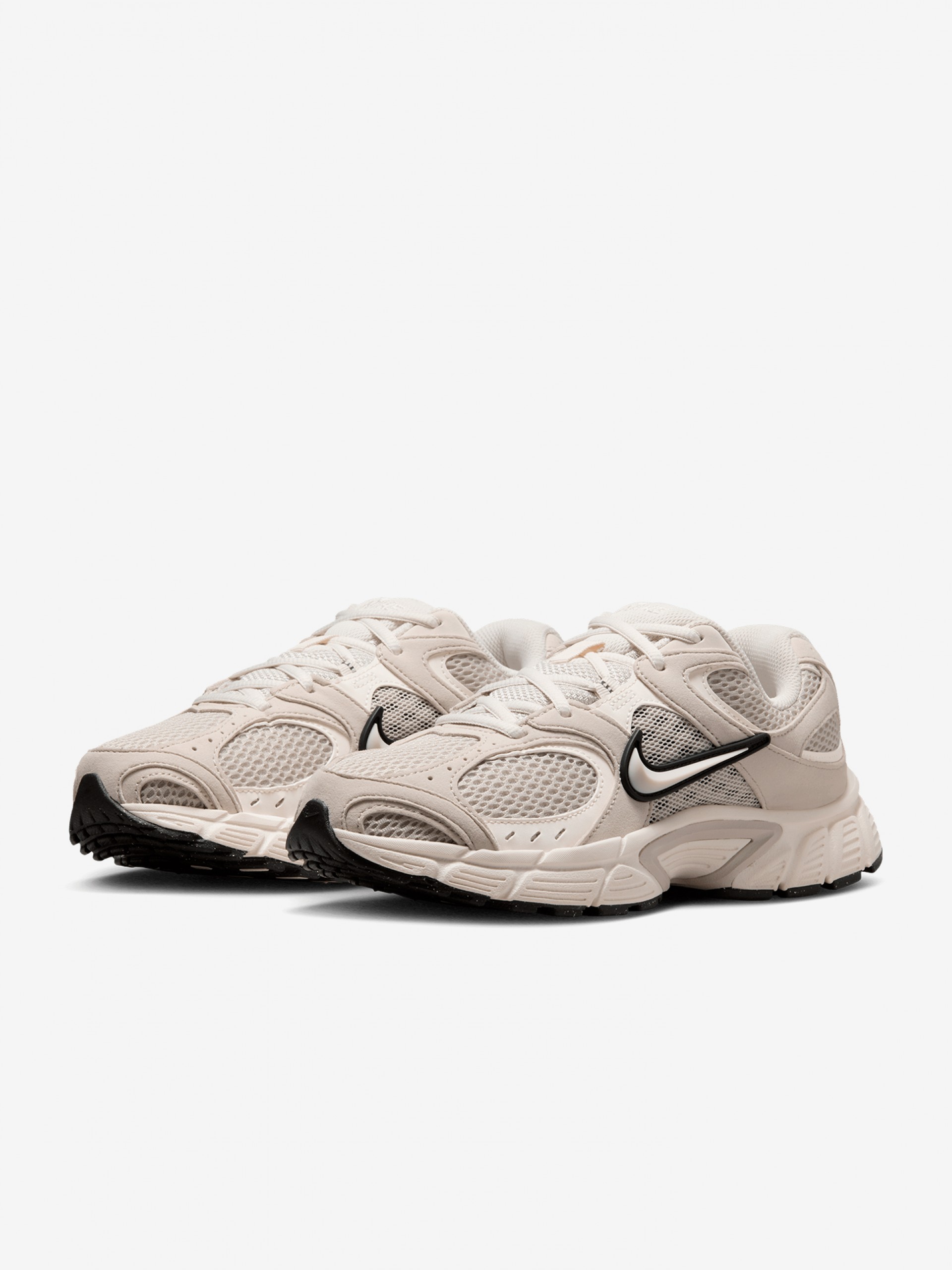 Sapatilhas Nike V5 RNR Bege e Brancas Com Camurça Para Mulher