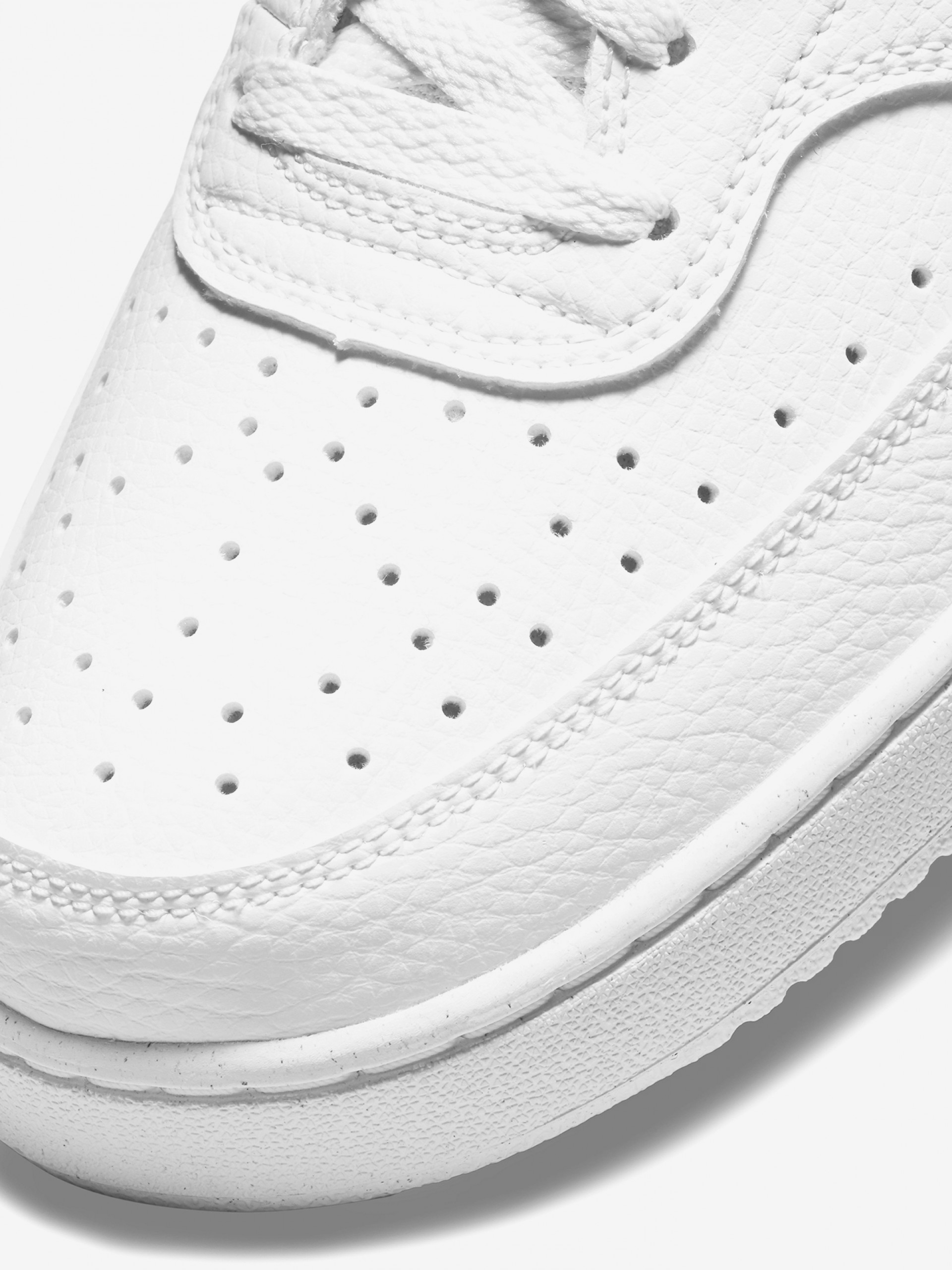 Nike Court Vision Low Next Nature White and Black Sneakers For Men