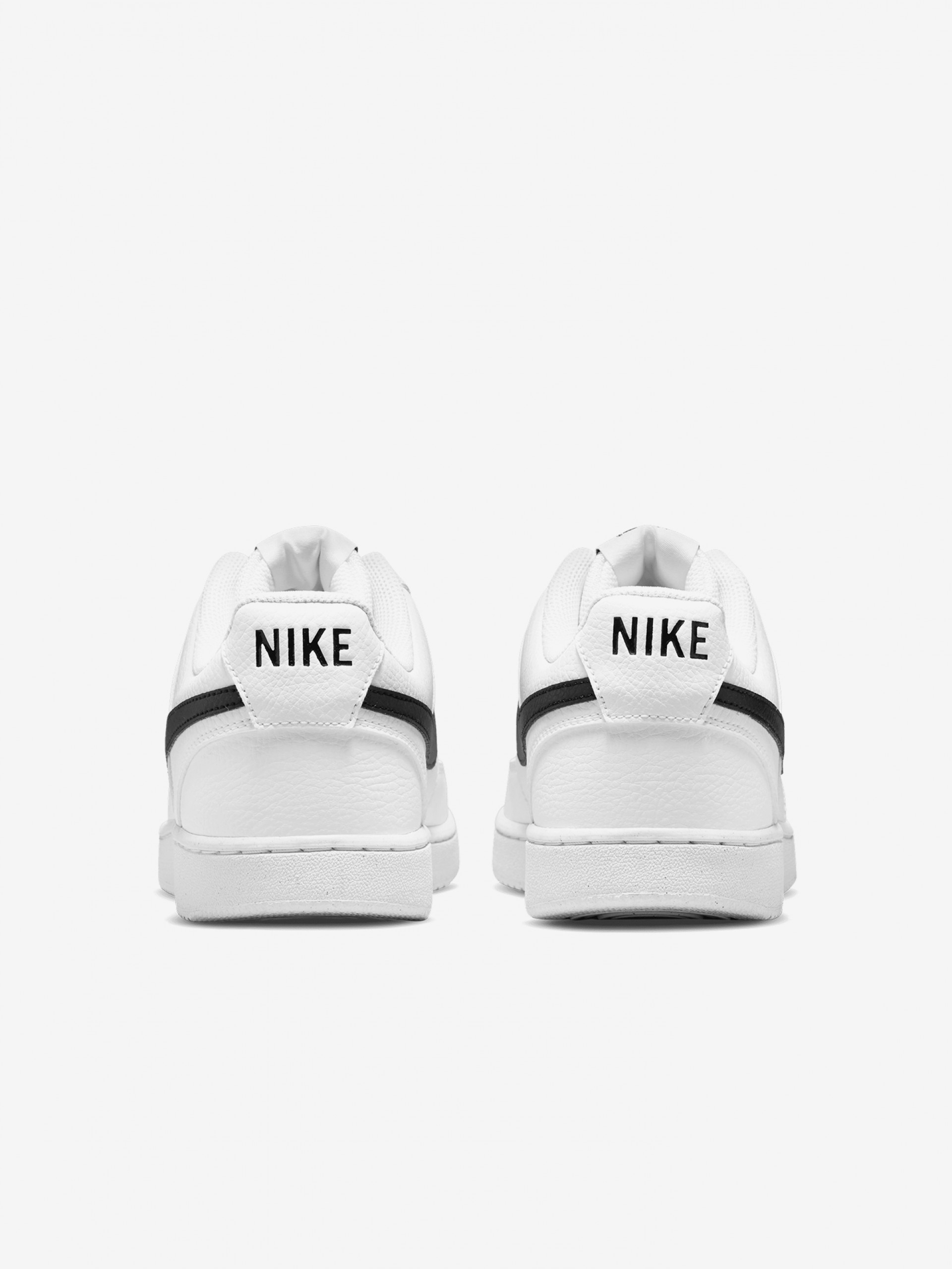 Zapatillas Nike Court Vision Low Next Nature Blancas y Negras Para Hombre