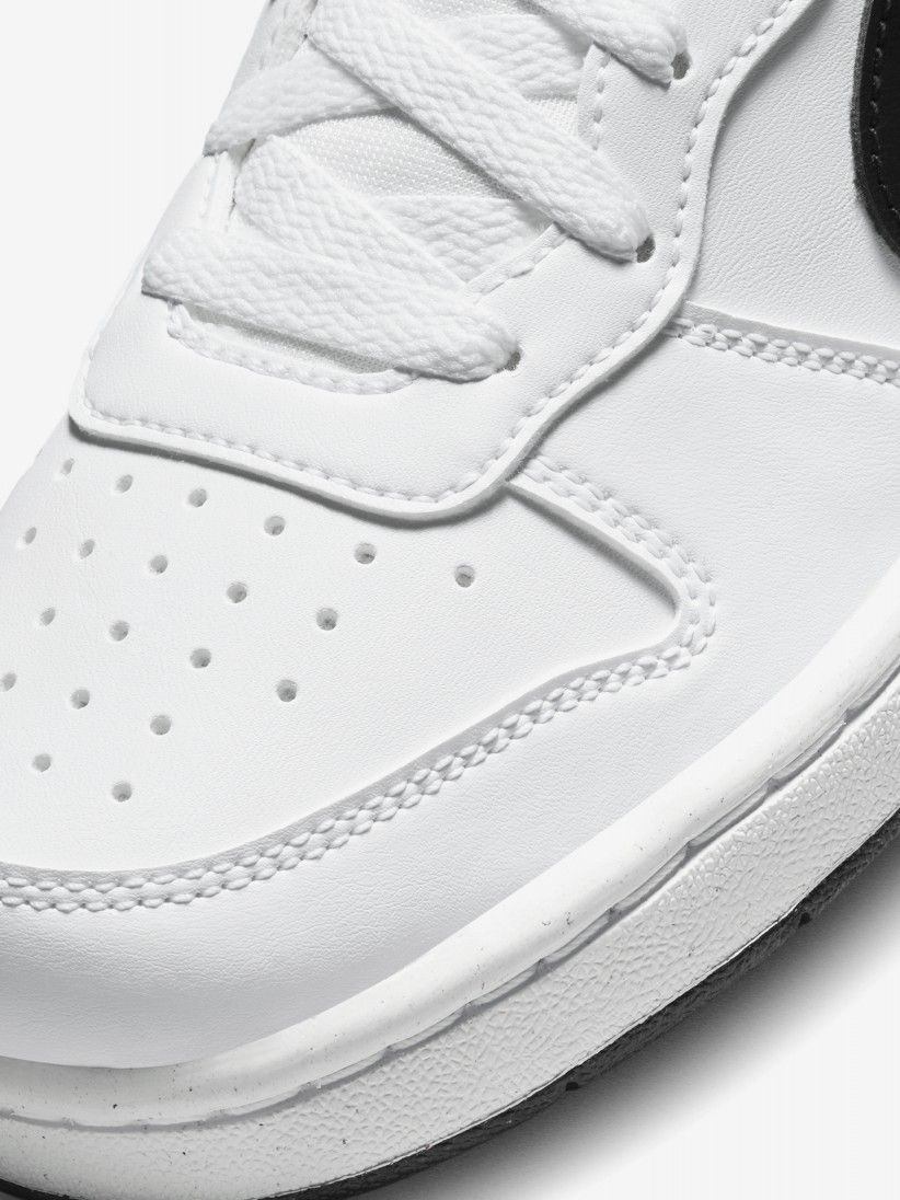 Zapatillas Nike Court Borough Low Recraft Blancas y Negras J�nior