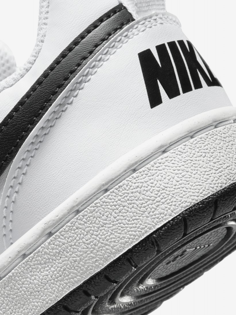 Zapatillas Nike Court Borough Low Recraft Blancas y Negras J�nior