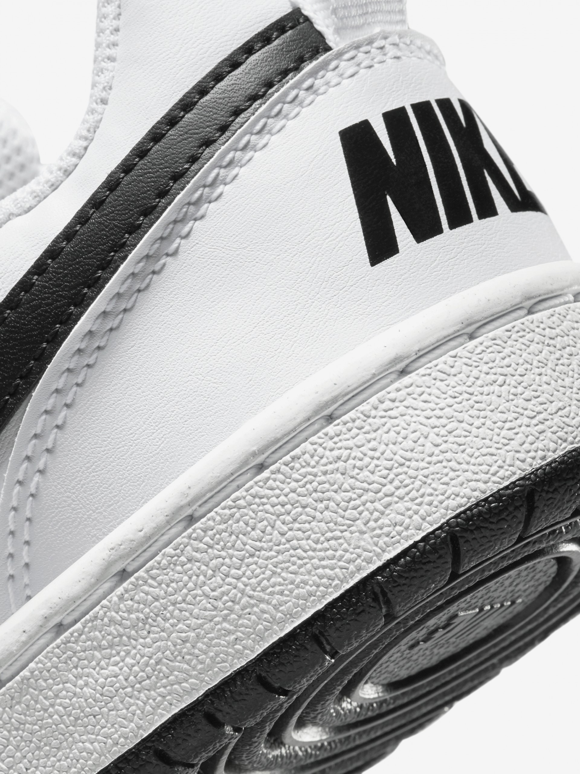 Nike Court Borough Low Recraft White and Black Junior Sneakers