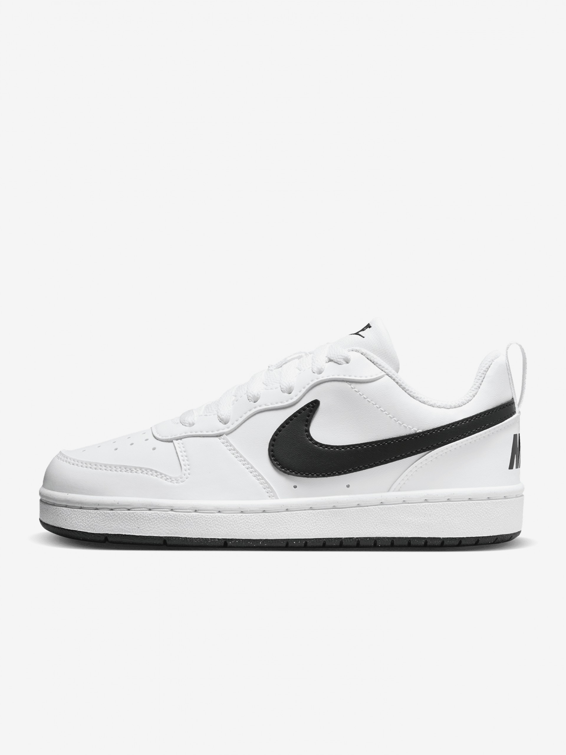 Nike Court Borough Low Recraft White and Black Junior Sneakers