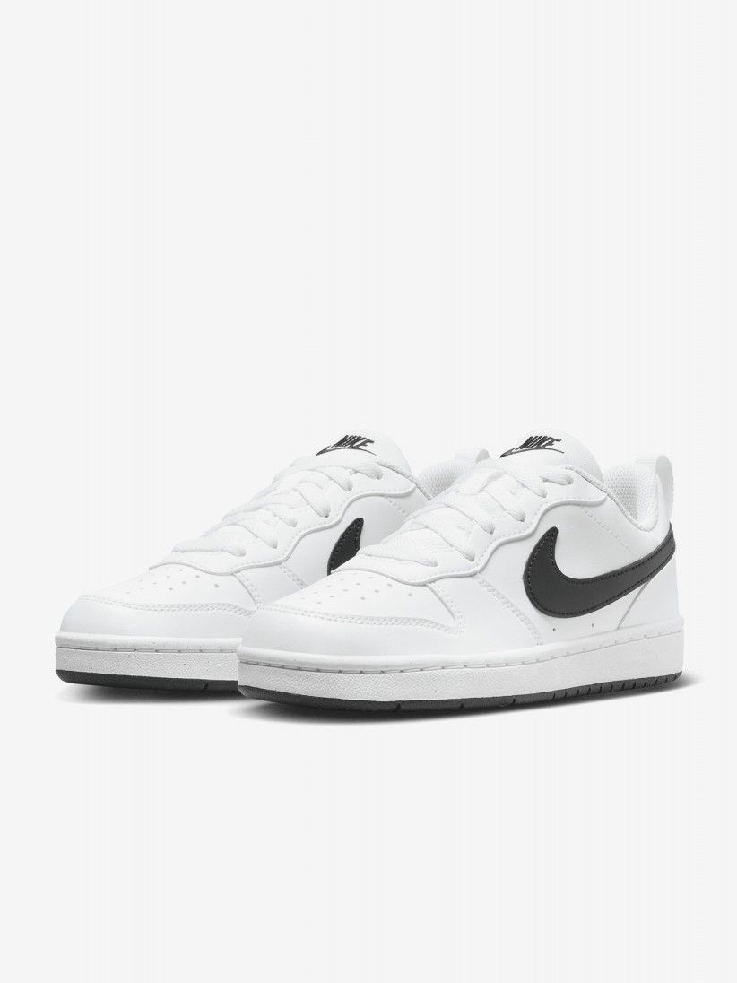 Zapatillas Nike Court Borough Low Recraft Blancas y Negras J�nior