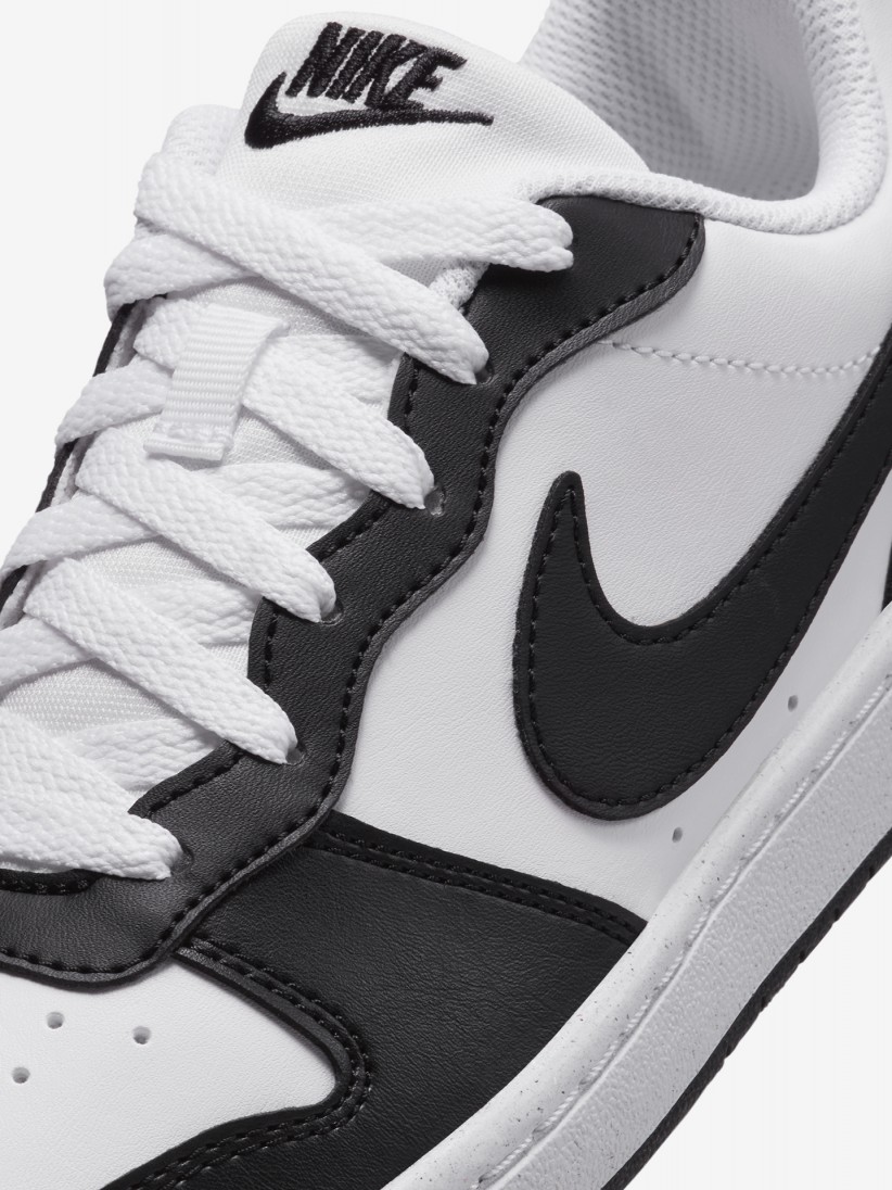 Nike Court Borough Low Recraft Black and White Junior Sneakers