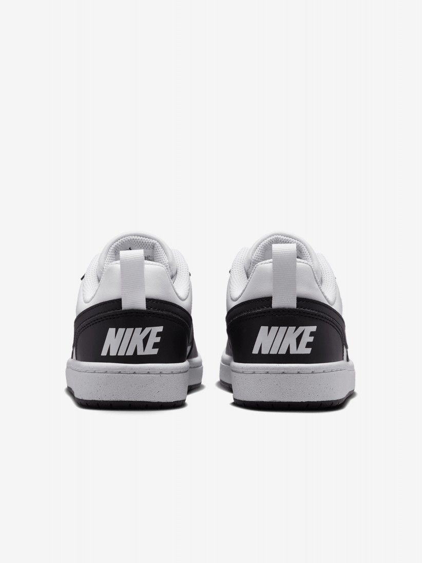 Nike Court Borough Low Recraft Black and White Junior Sneakers