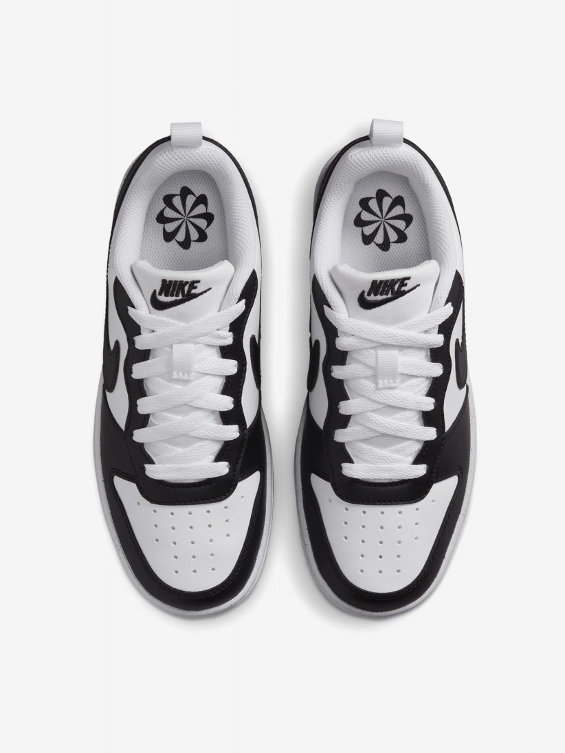 Nike Court Borough Low Recraft Black and White Junior Sneakers