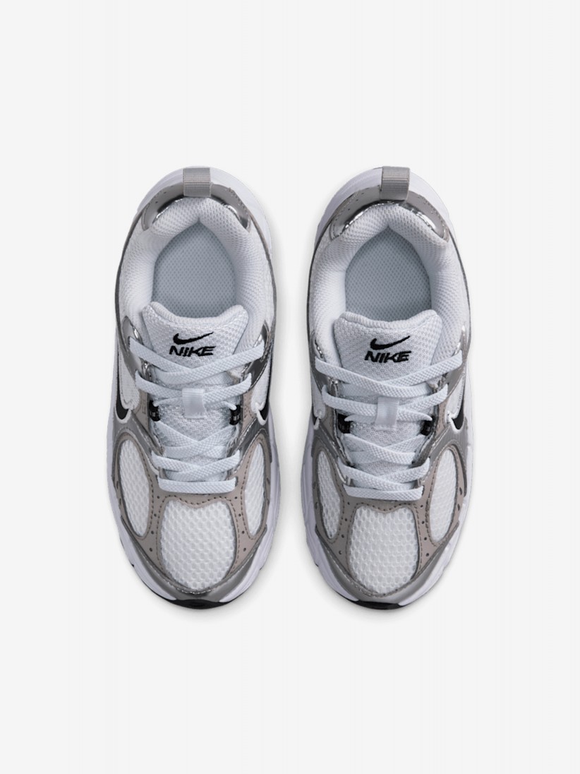 Sapatilhas Nike V5 RNR Brancas e Prateadas Para Crian�a