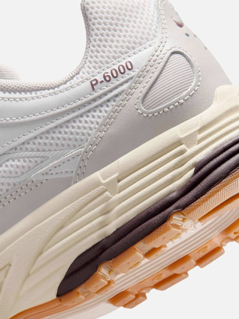 Sapatilhas Nike P-6000 Cinzentas e Bordeaux Para Homem