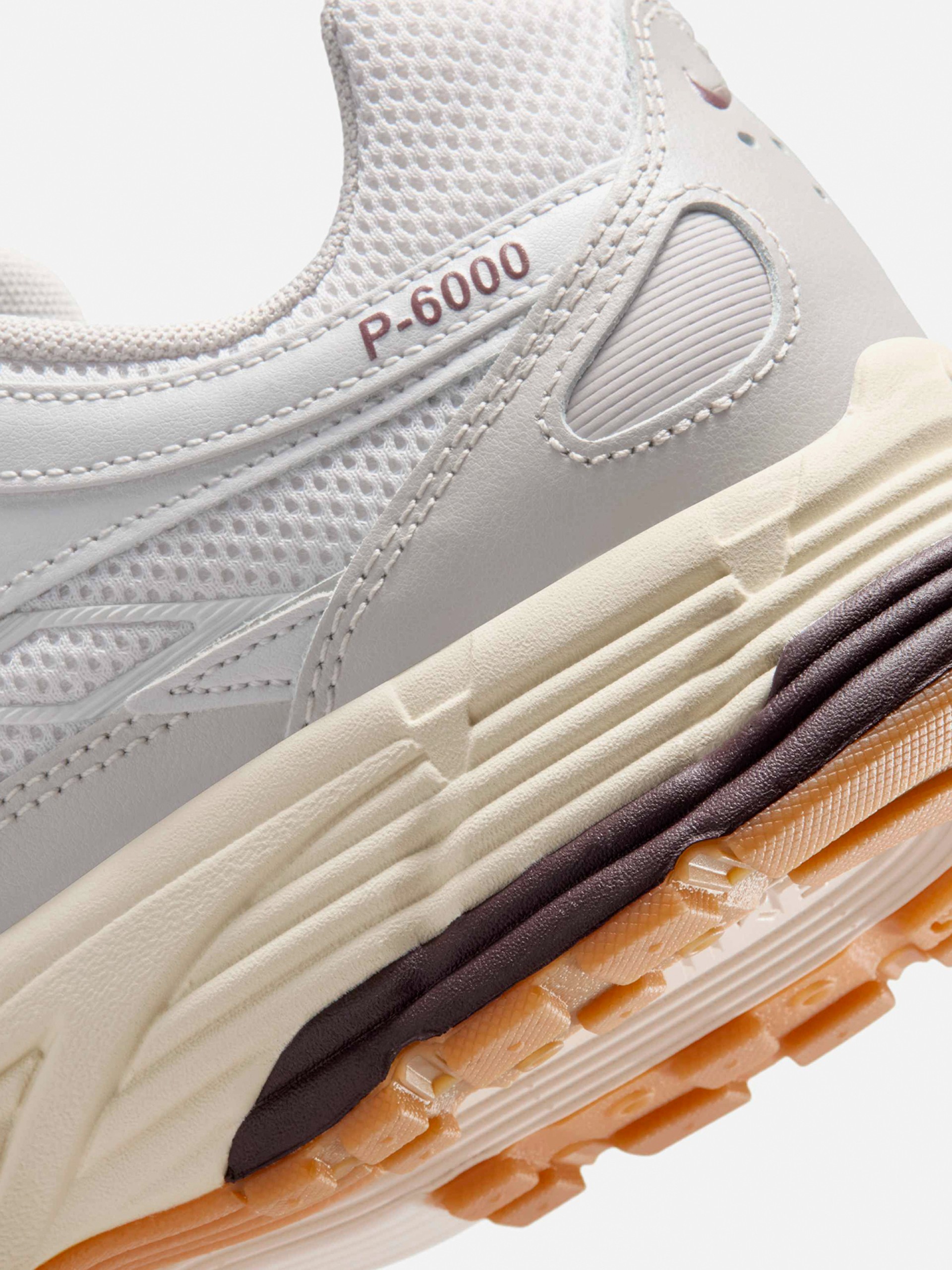 Sapatilhas Nike P-6000 Cinzentas e Bordeaux Para Homem