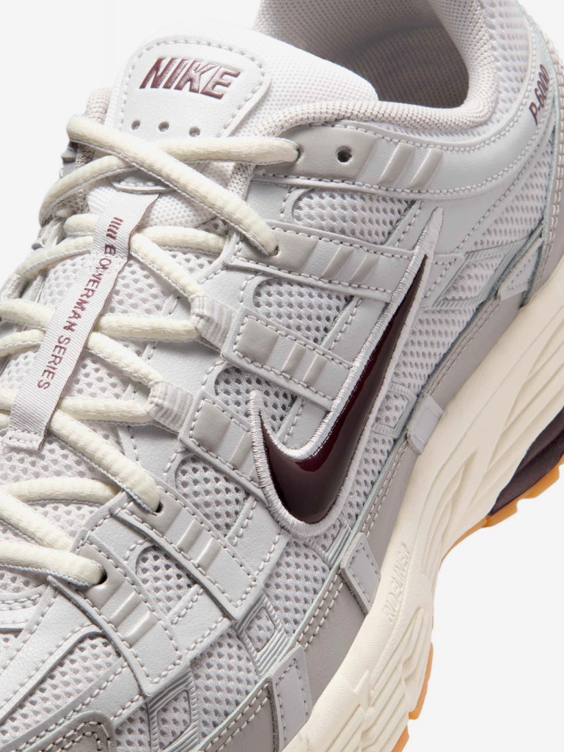Sapatilhas Nike P-6000 Cinzentas e Bordeaux Para Homem